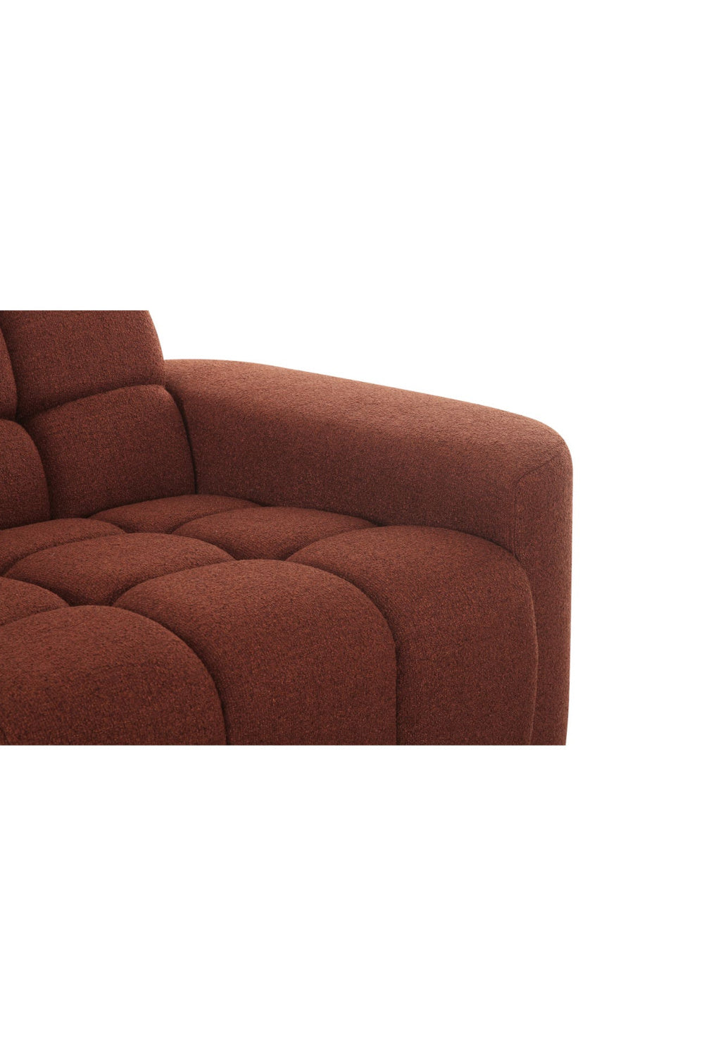 Modern European furniture - Square-Tufted L-Shaped Sectional Sofa - www.oroa.com