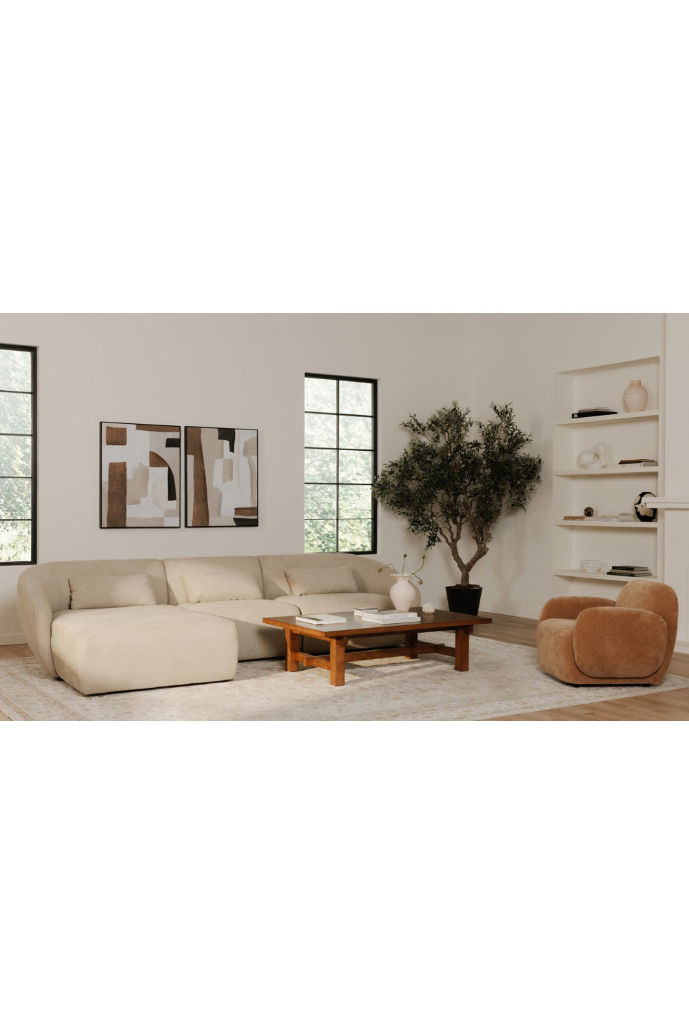 Modern Minimalist Lounge Chair | Novi Living Hazel | Oroa.com