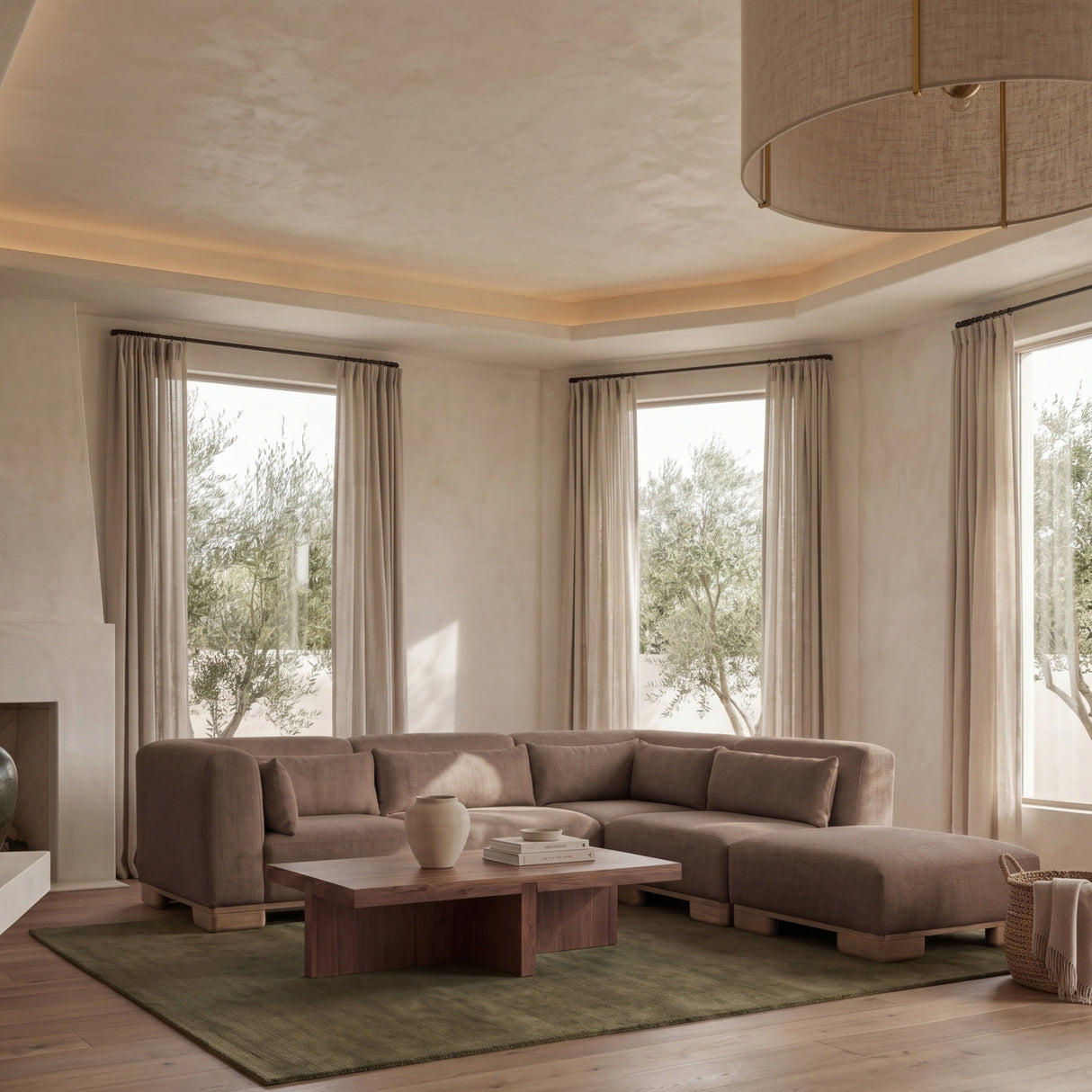 Fabric Upholstered Modular Sofa | Novi Living June - www.oroa.com
