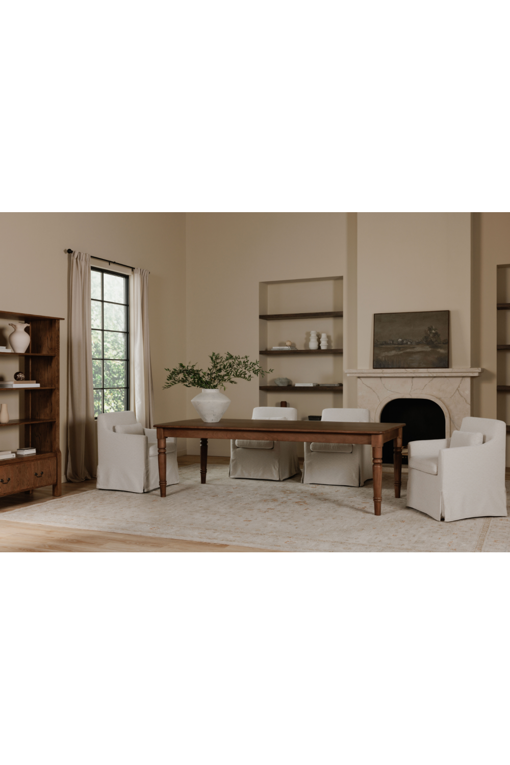 Modern European furniture - Slipcover Dining Chair - www.oroa.com