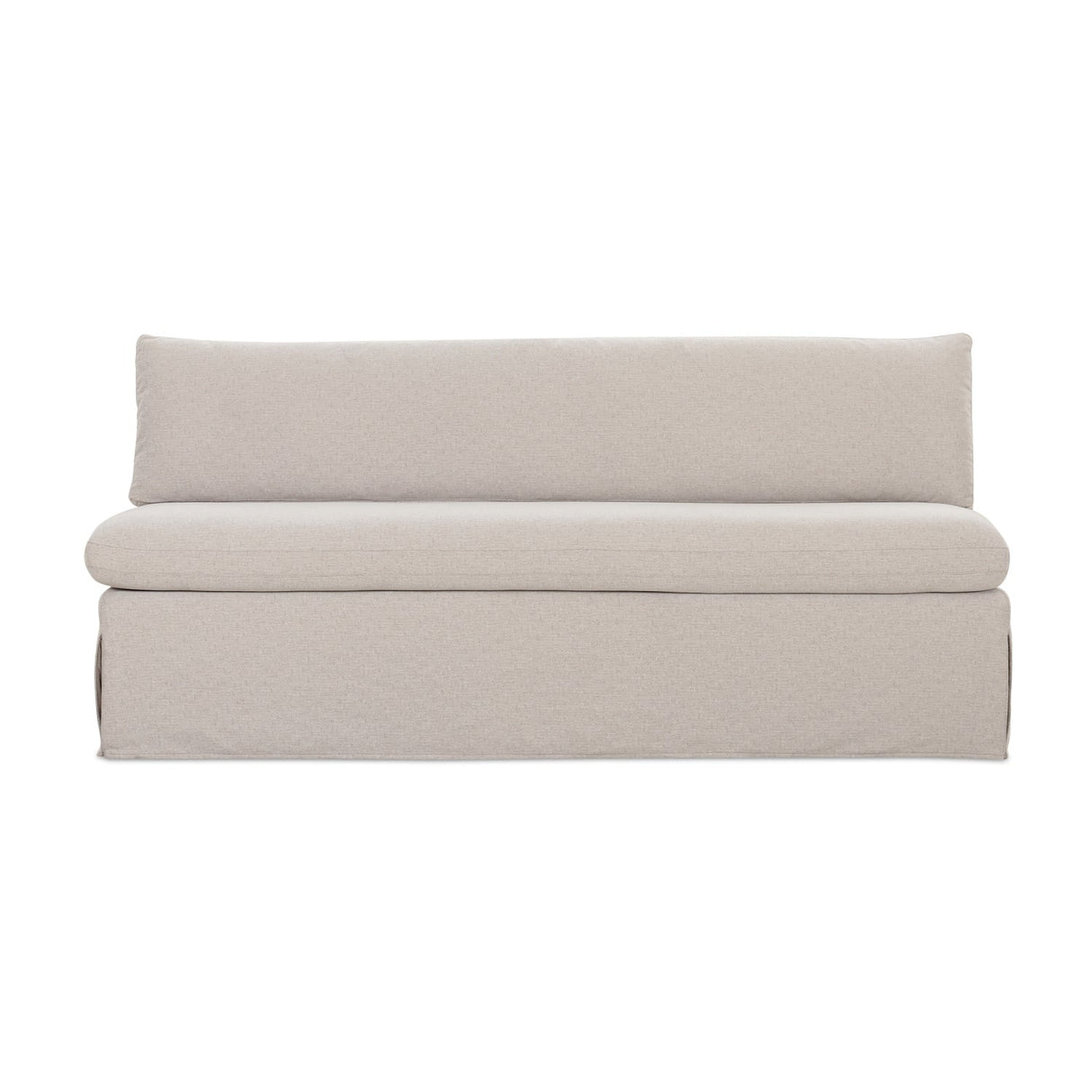 Modern European furniture - Beige Dining Bench Slipcover - www.oroa.com