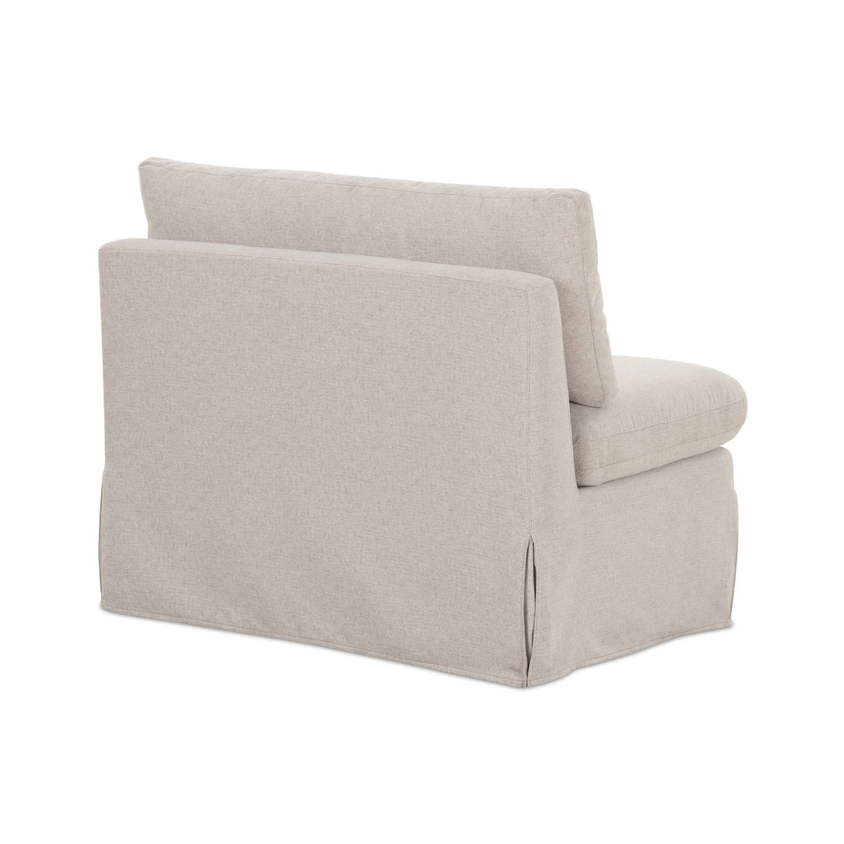 Modern European furniture - Beige Dining Chair and Half Slipcover - www.oroa.com