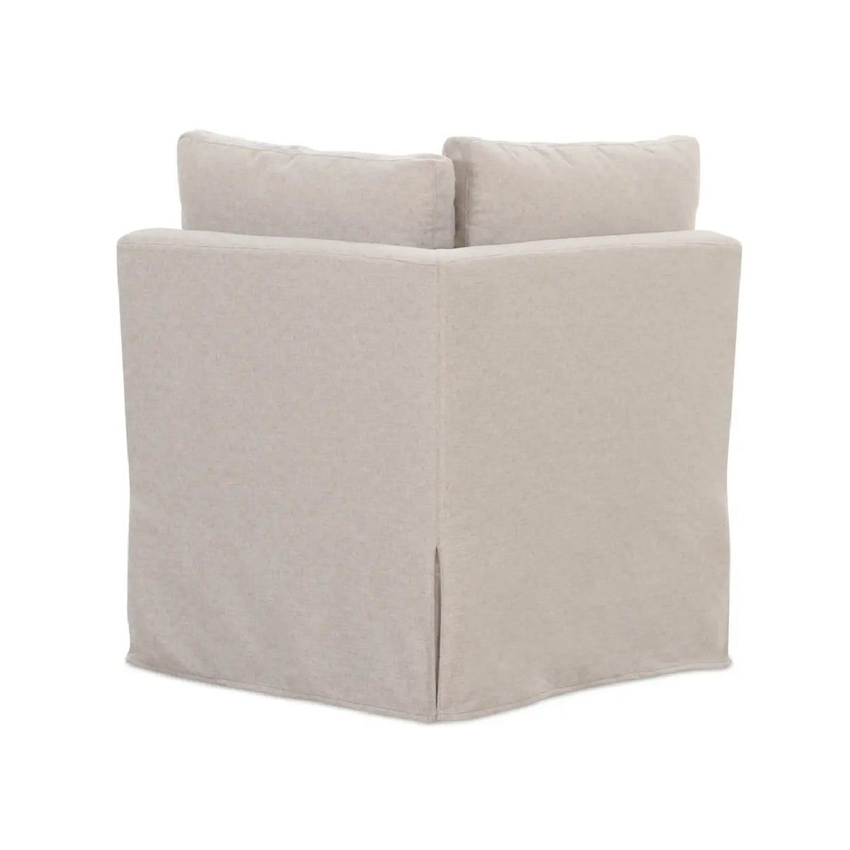 Modern European furniture - Beige Corner Dining Chair Slipcover - www.oroa.com