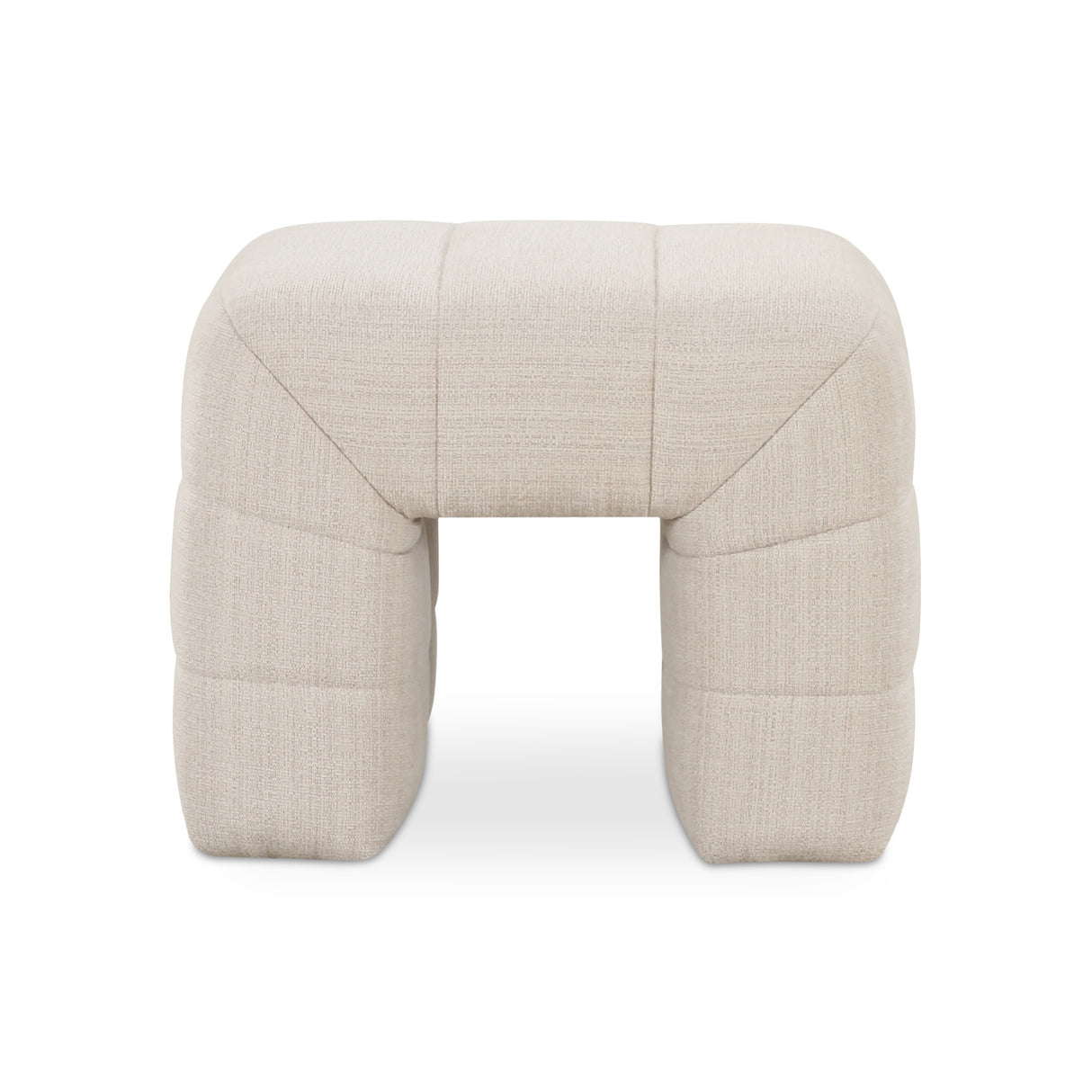 Modern European furniture - Wide Channel Detail Stool - www.oroa.com | Oroa.com