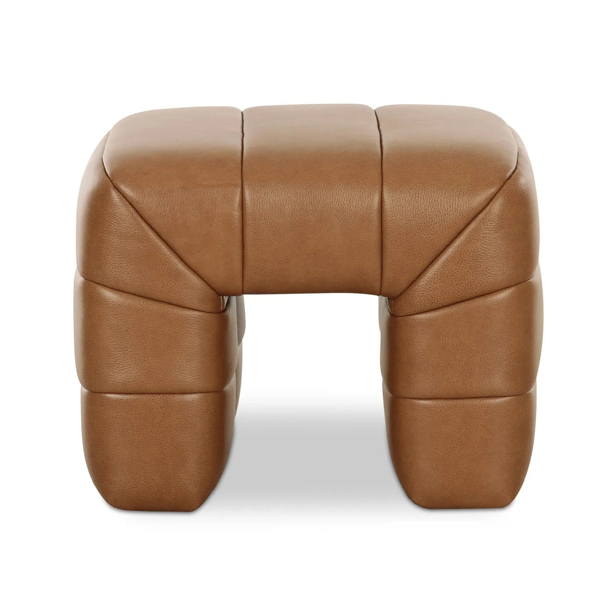 Modern European furniture - Wide Channel Detail Stool - www.oroa.com