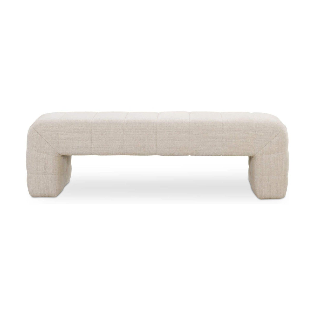 Modern European furniture - Channel Upholstered Bench - www.oroa.com