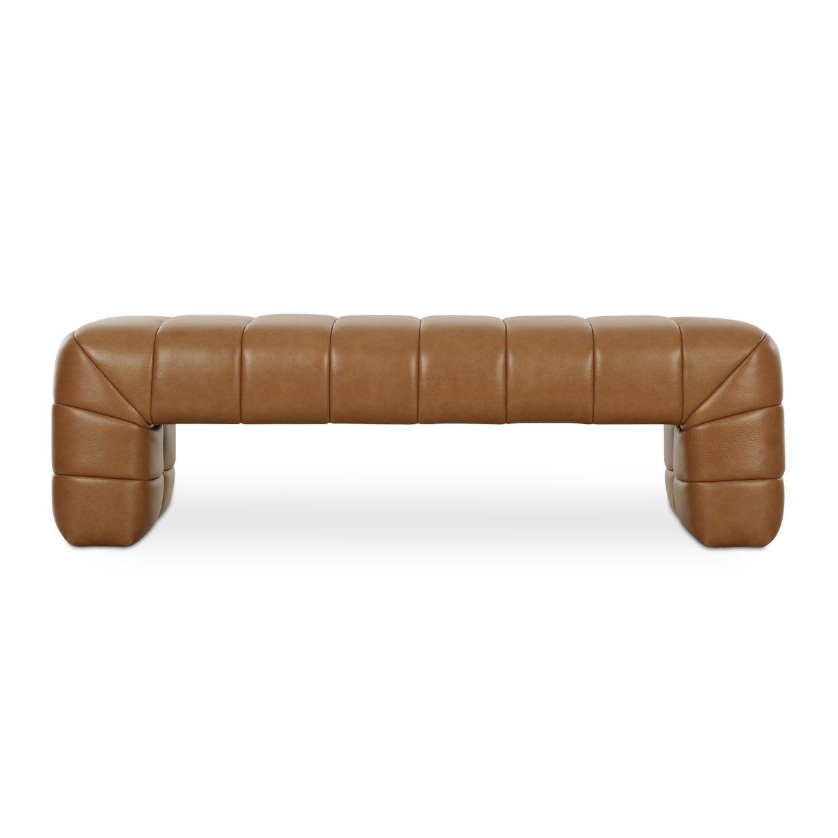 Modern European furniture - Brown Upholstered Bench - www.oroa.com