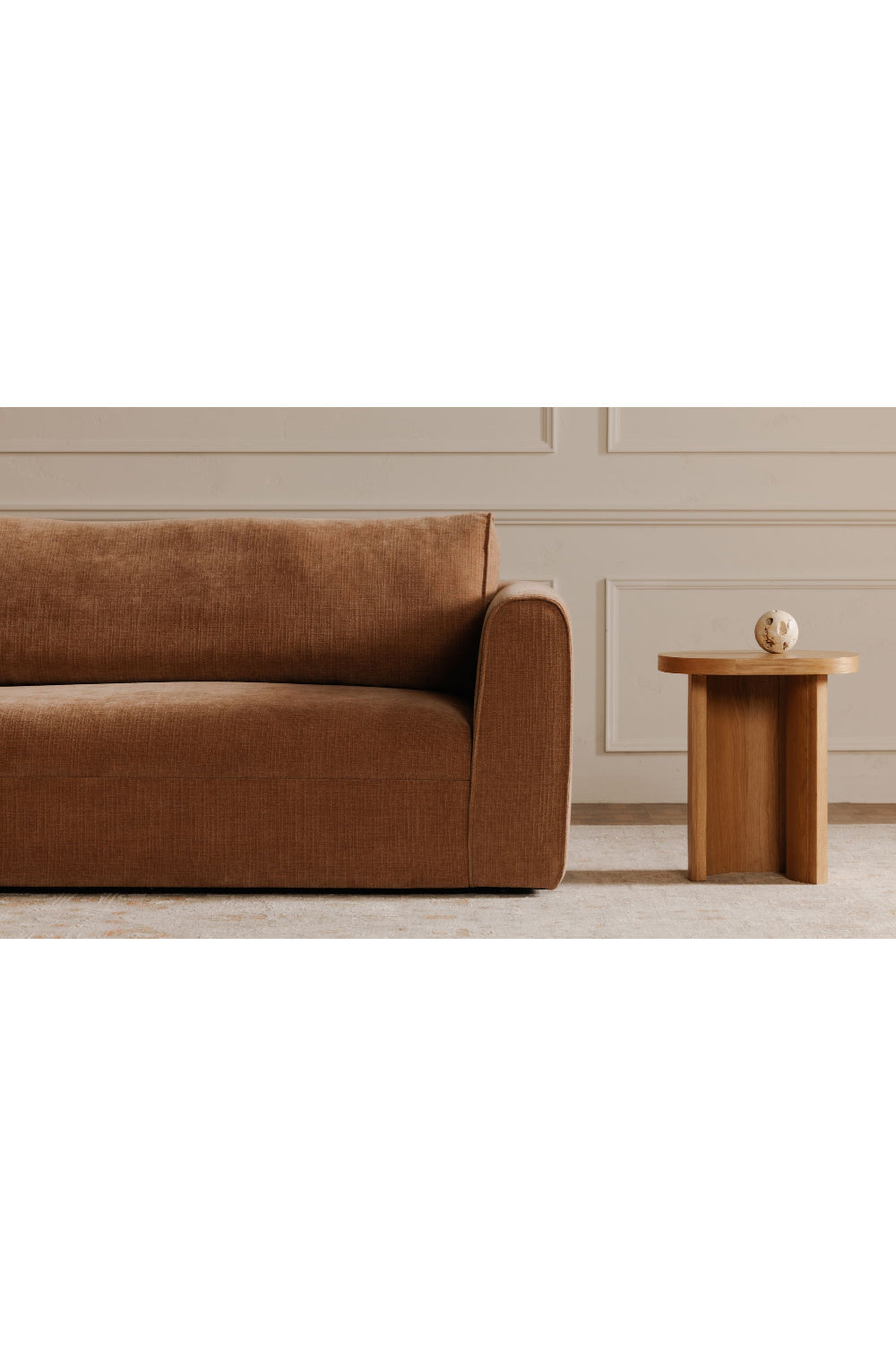 Modern European furniture - Weave Fabric Sectional Sofa - www.oroa.com