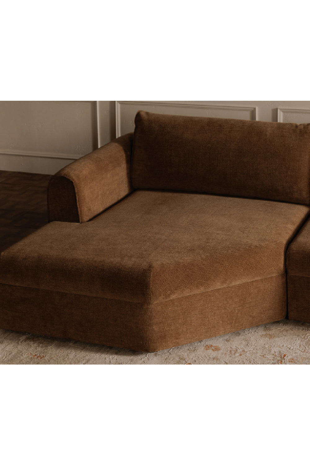 Modern European furniture - Weave Fabric Sectional Sofa - www.oroa.com