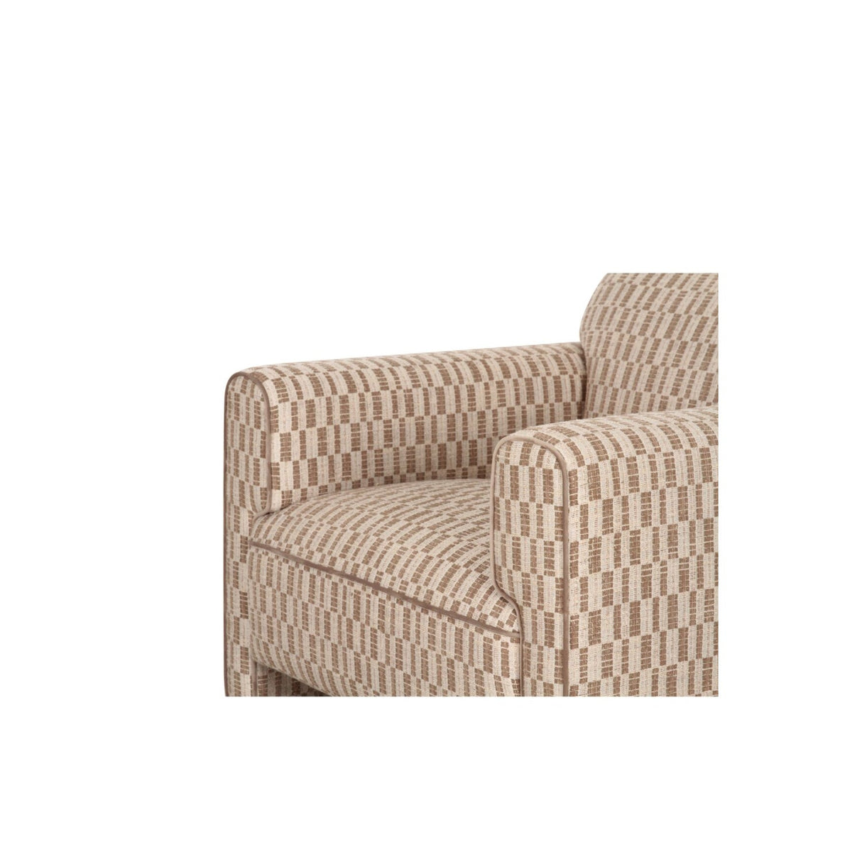 Modern European furniture - Rolled-Arm Accent Chair - www.oroa.com