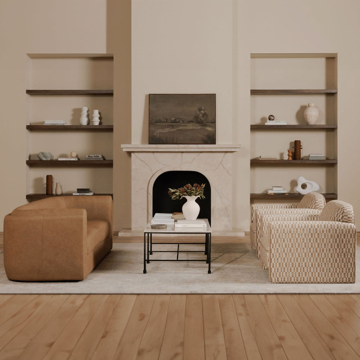Modern European furniture - Rolled-Arm Accent Chair - www.oroa.com