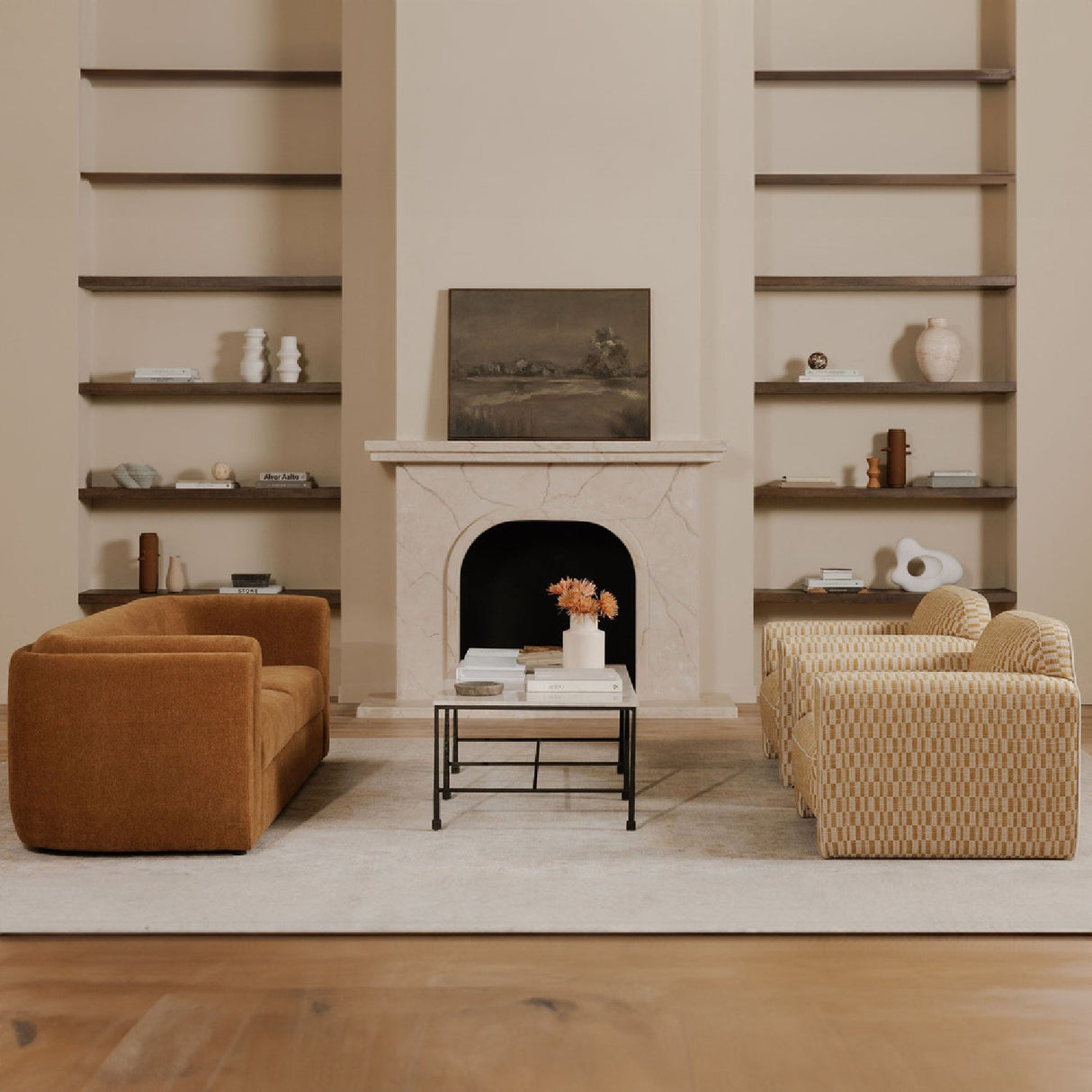 Modern European furniture - Rolled-Arm Accent Chair - www.oroa.com