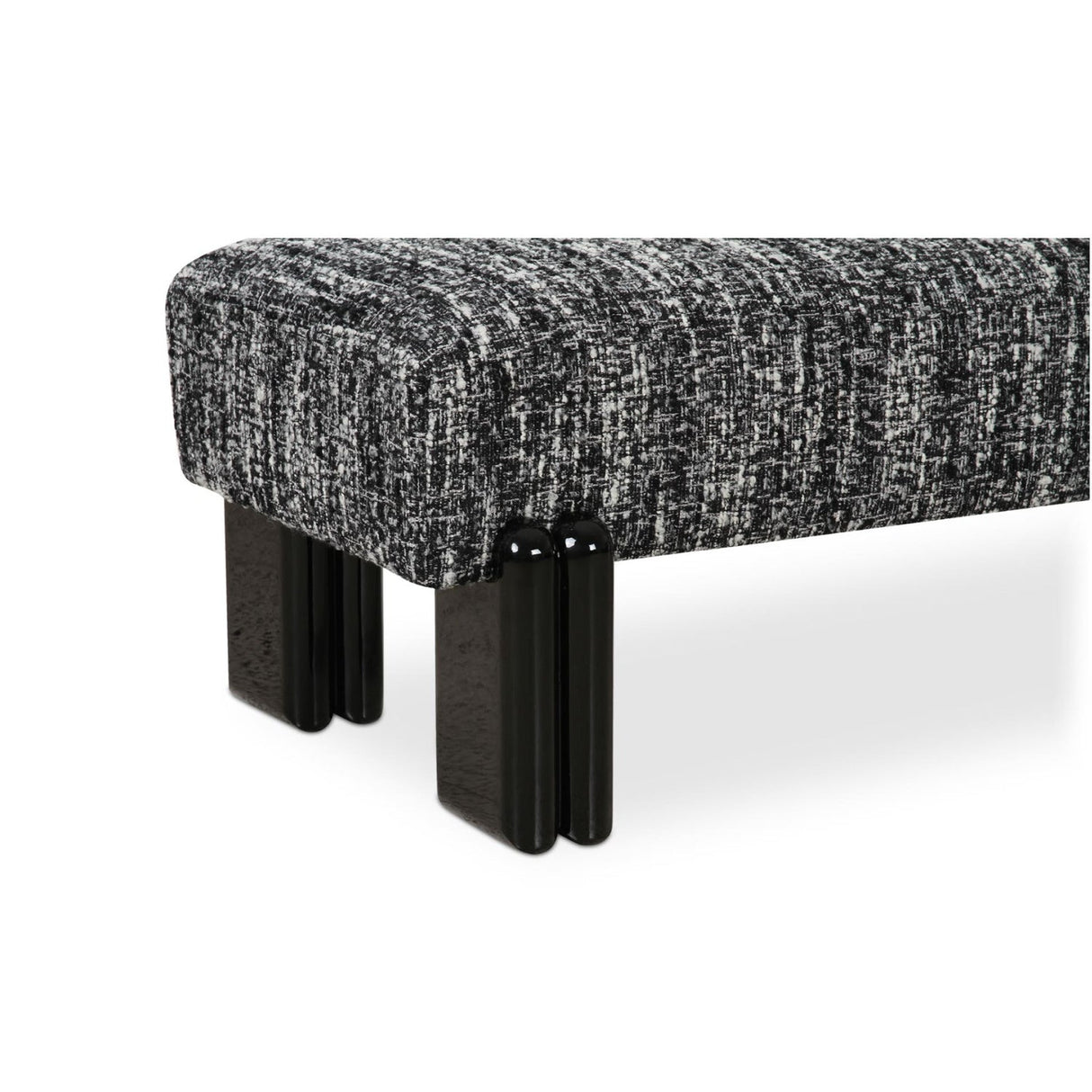 Modern European furniture - Textured Fabric Bench - www.oroa.com