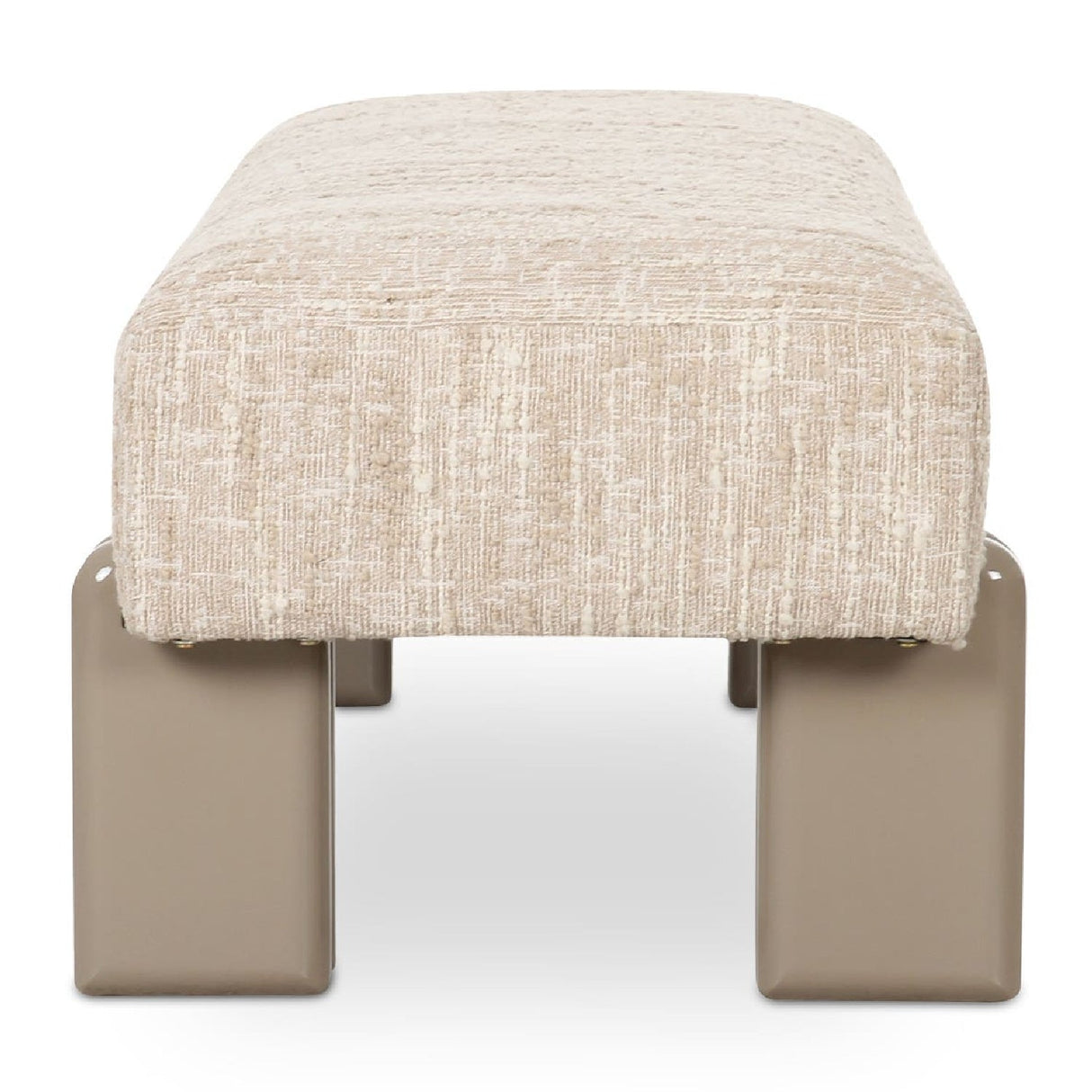 Modern European furniture - Textured Fabric Bench - www.oroa.com