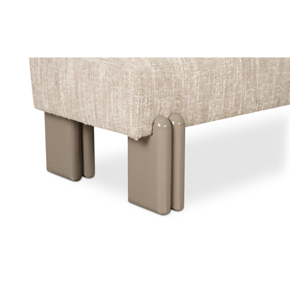 Modern European furniture - Textured Fabric Bench - www.oroa.com