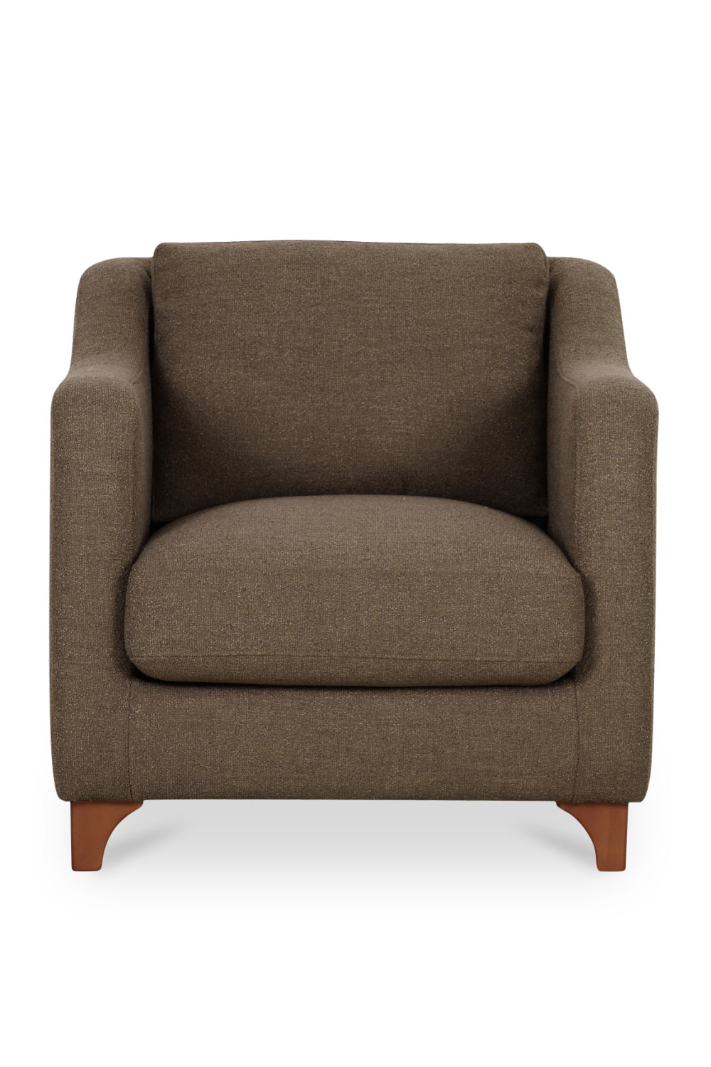 Modern European furniture - Textured Boucle Accent Chair - www.oroa.com
