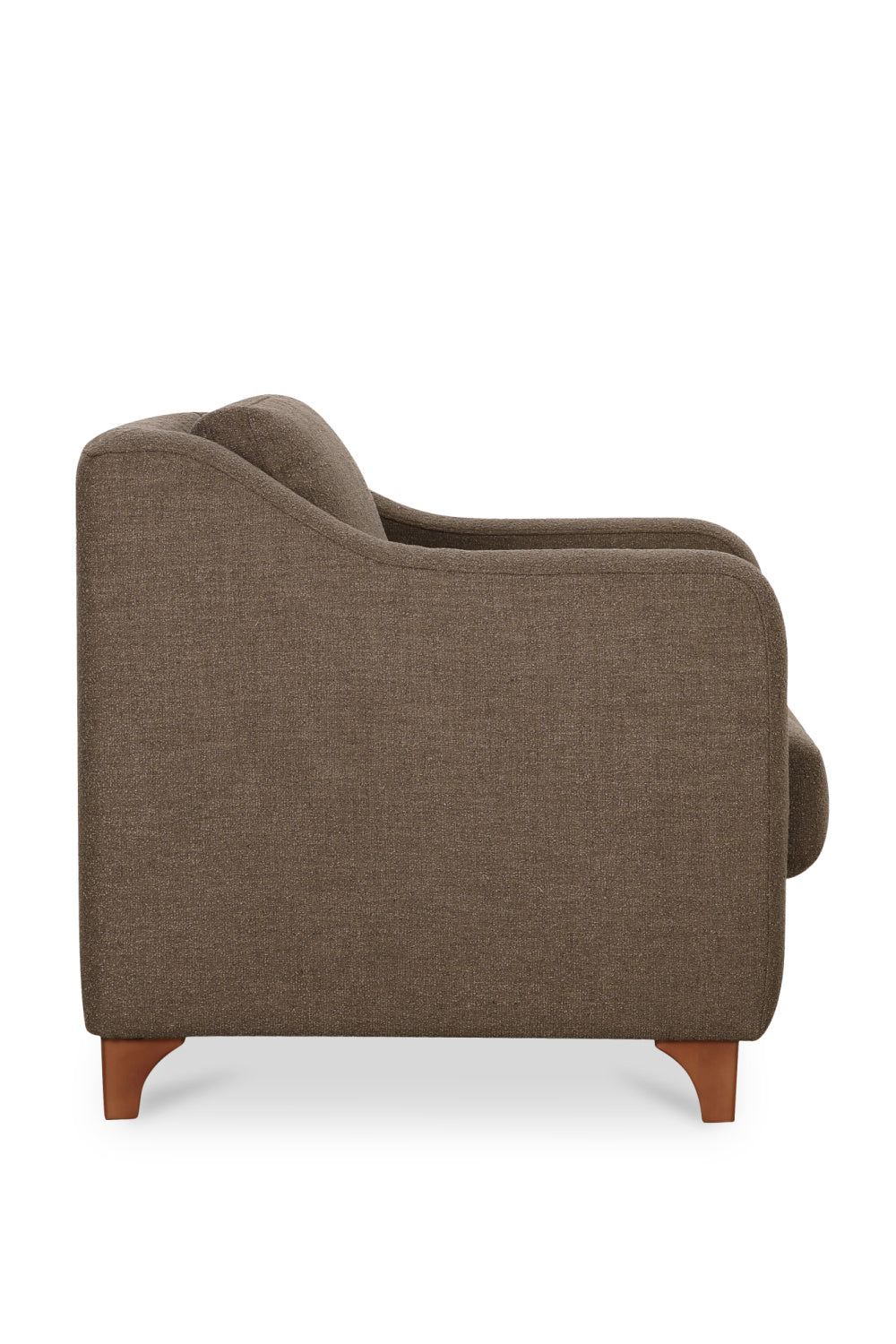 Modern European furniture - Textured Boucle Accent Chair - www.oroa.com