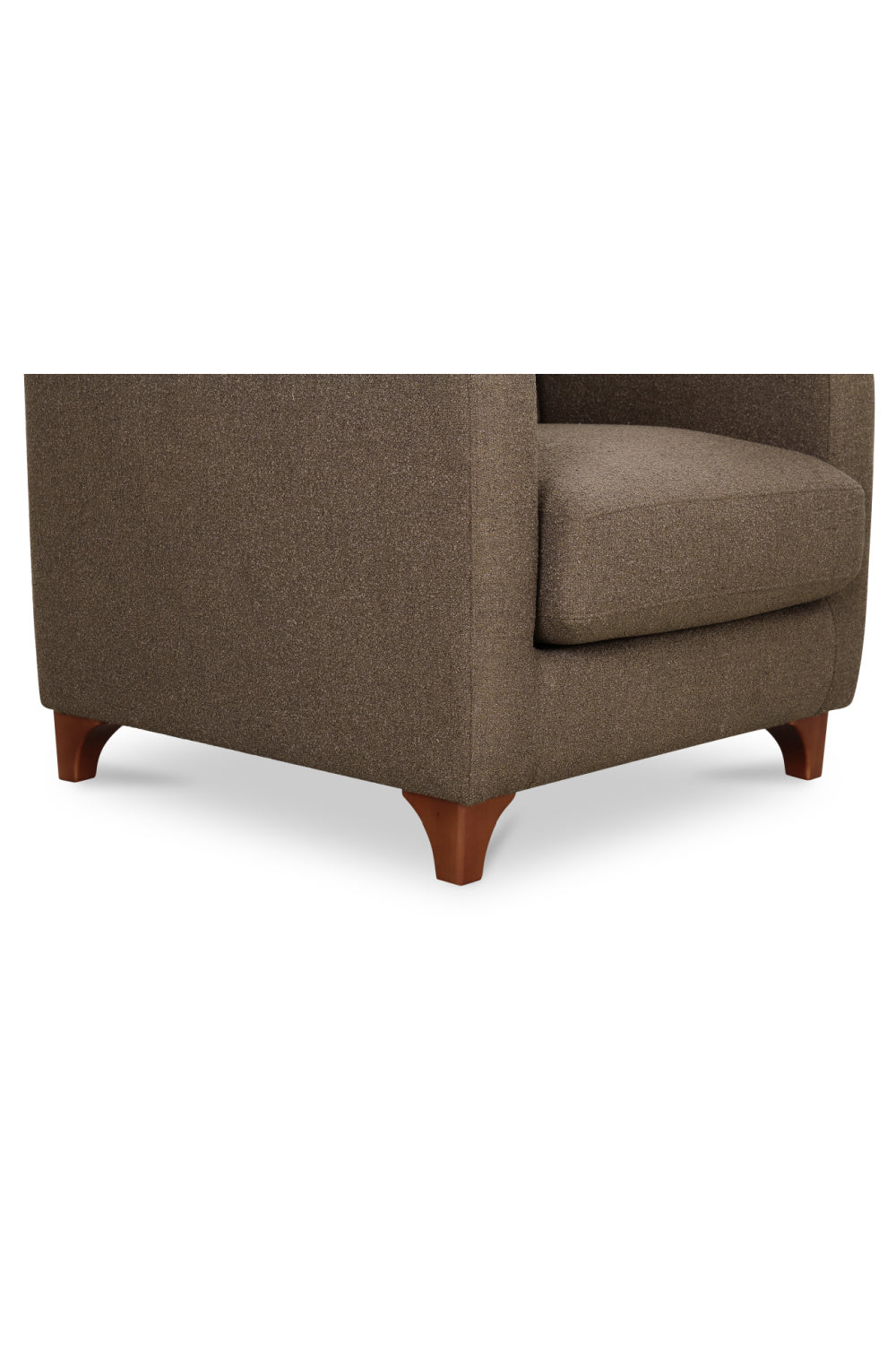 Modern European furniture - Textured Boucle Accent Chair - www.oroa.com