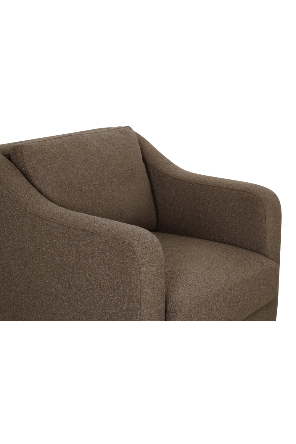Modern European furniture - Textured Boucle Accent Chair - www.oroa.com