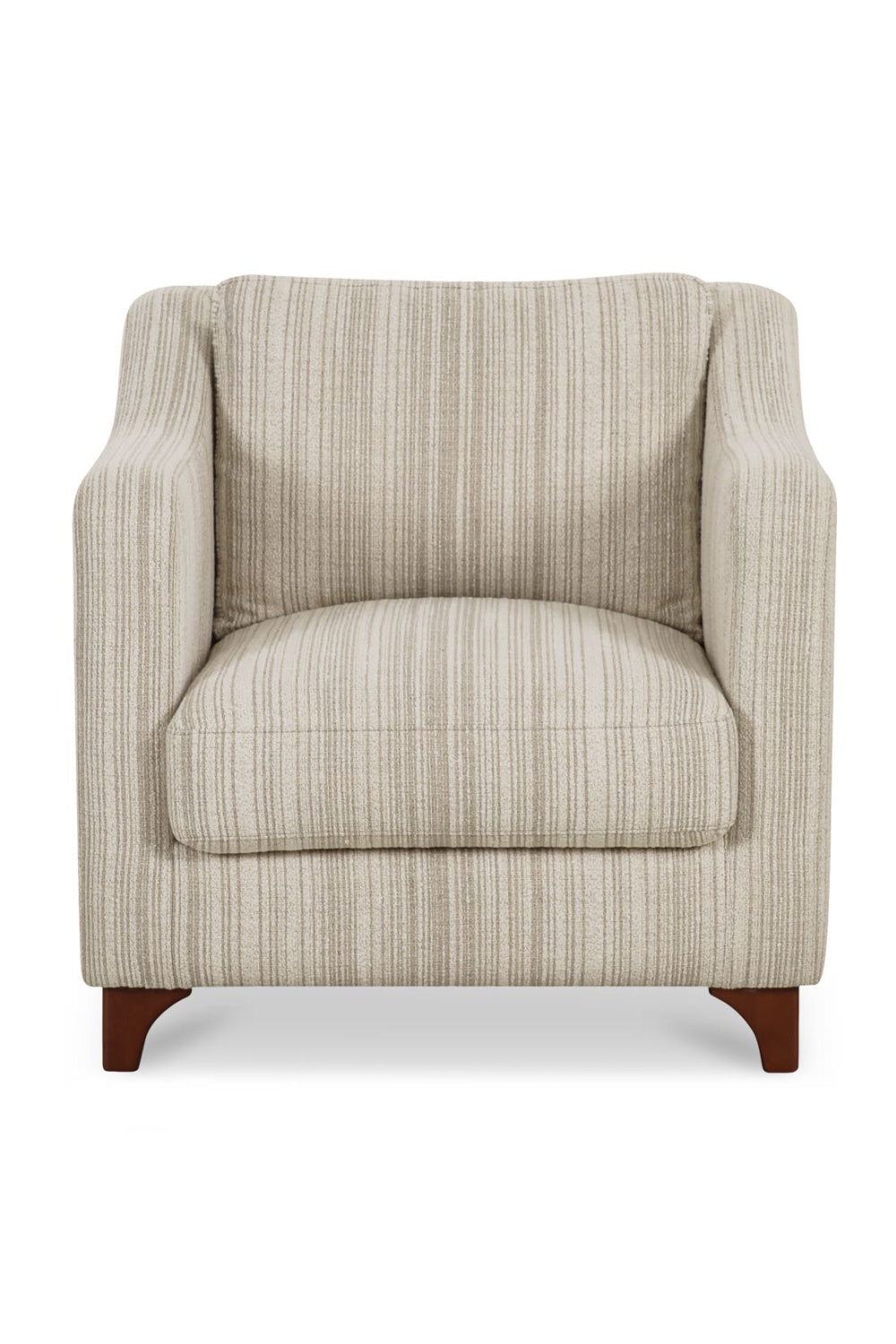 Modern European furniture - Textured Boucle Accent Chair - www.oroa.com