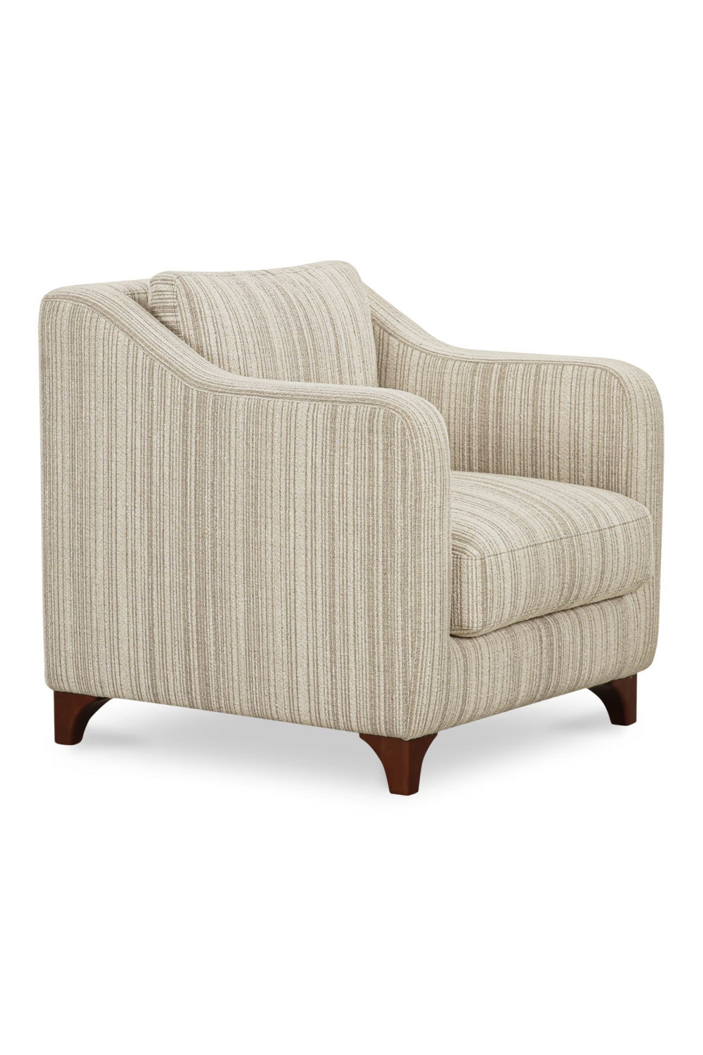 Modern European furniture - Textured Boucle Accent Chair - www.oroa.com