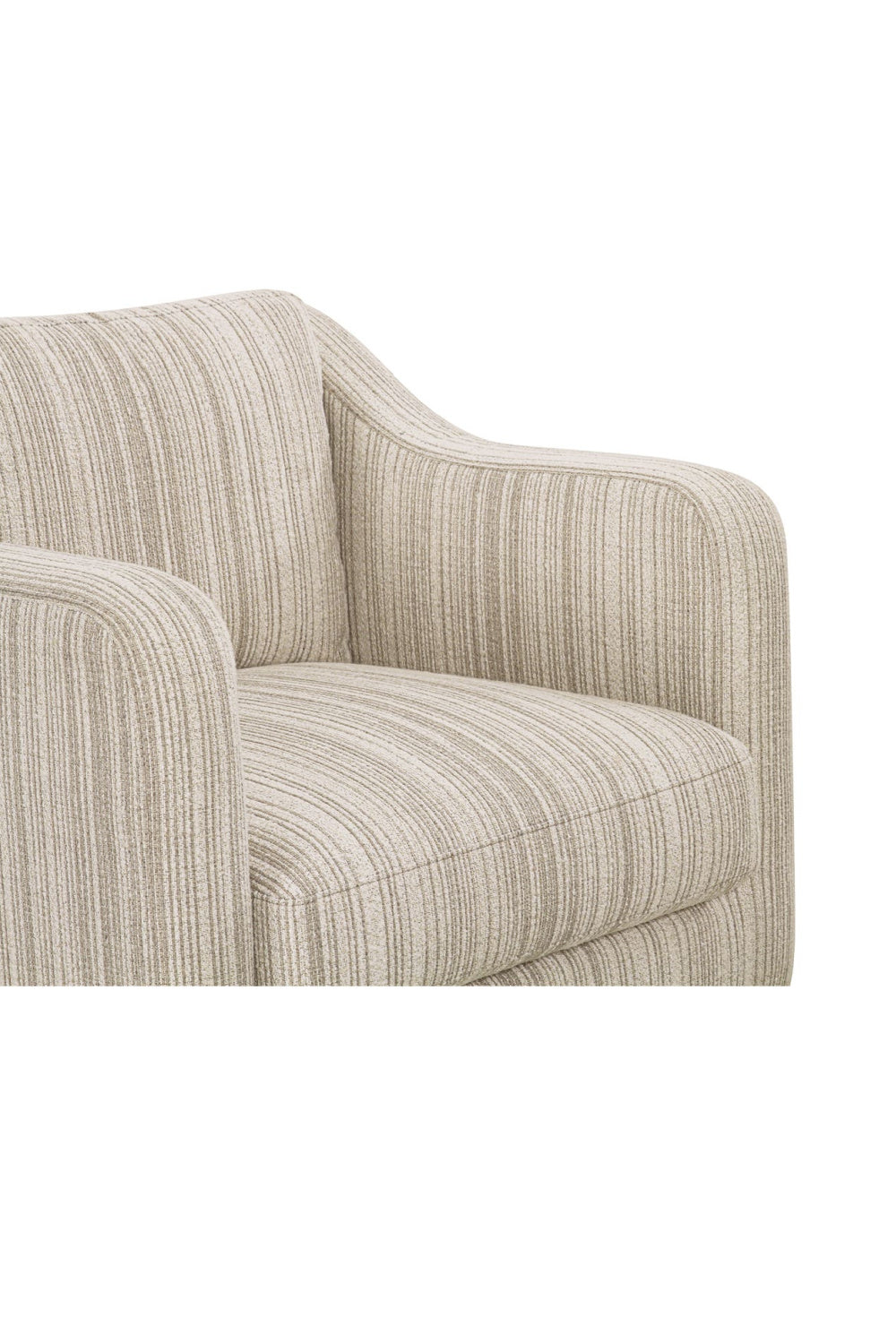 Modern European furniture - Textured Boucle Accent Chair - www.oroa.com
