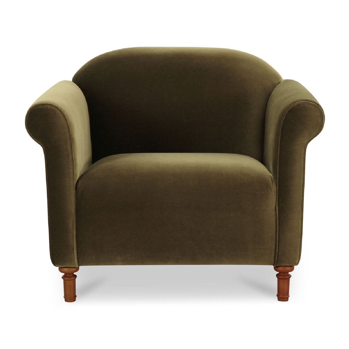 Modern European furniture - Mohair Inspired Rolled-Arm Accent Chair - www.oroa.com