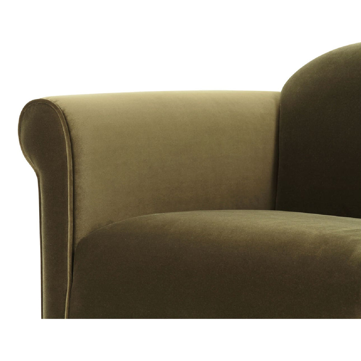 Modern European furniture - Mohair Inspired Rolled-Arm Accent Chair - www.oroa.com | Oroa.com