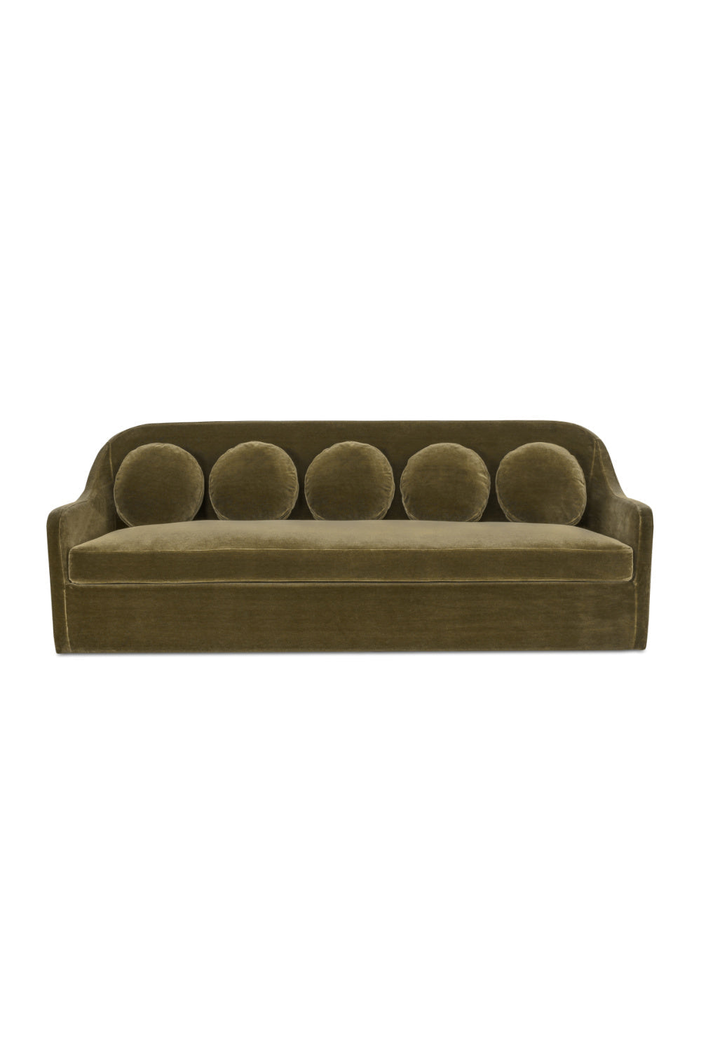 Modern European furniture - Curved Back Upholstered Sofa - www.oroa.com