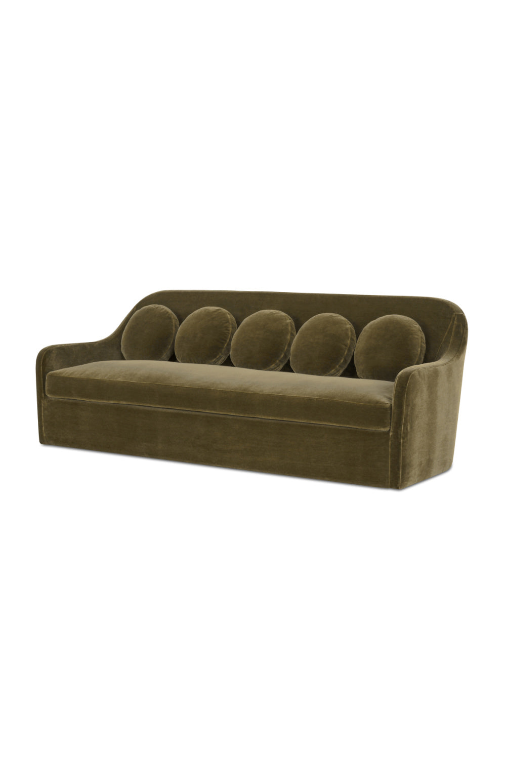 Modern European furniture - Curved Back Upholstered Sofa - www.oroa.com