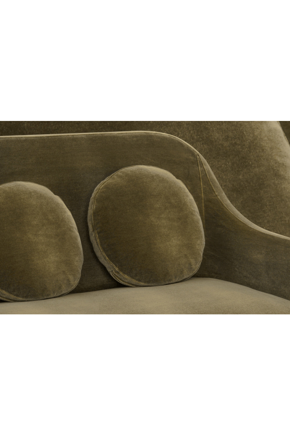 Modern European furniture - Curved Back Upholstered Sofa - www.oroa.com