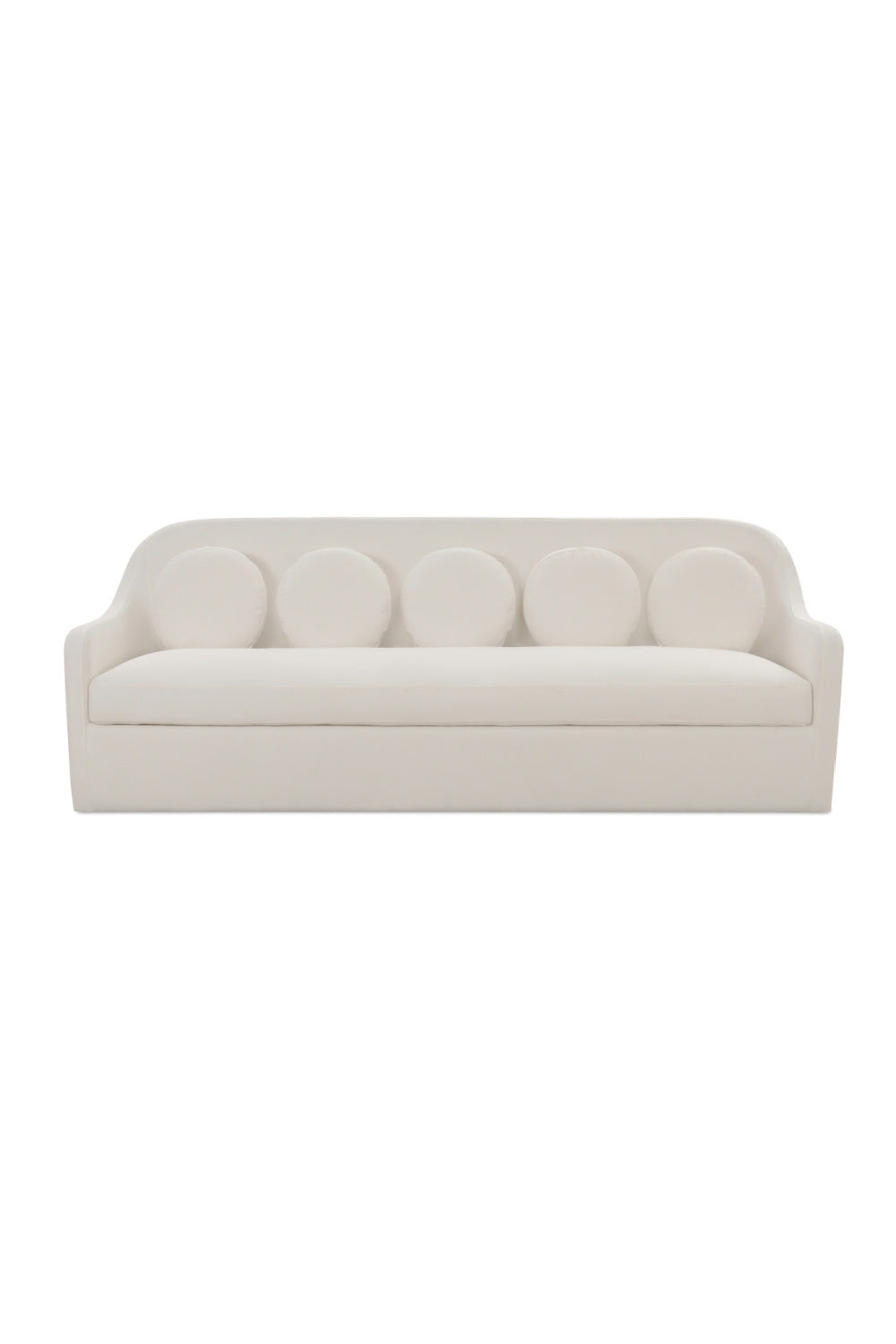 Modern European furniture - Curved Back Upholstered Sofa - www.oroa.com