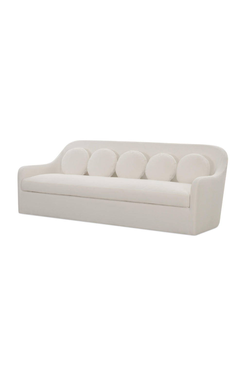 Modern European furniture - Curved Back Upholstered Sofa - www.oroa.com