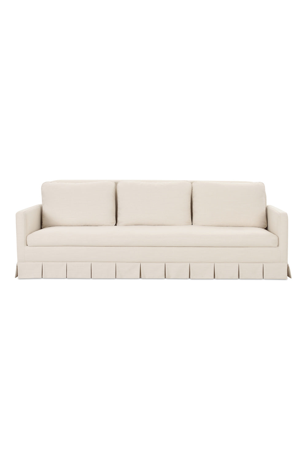 Modern European furniture - Pleated Skirt Fabric Sofa - www.oroa.com