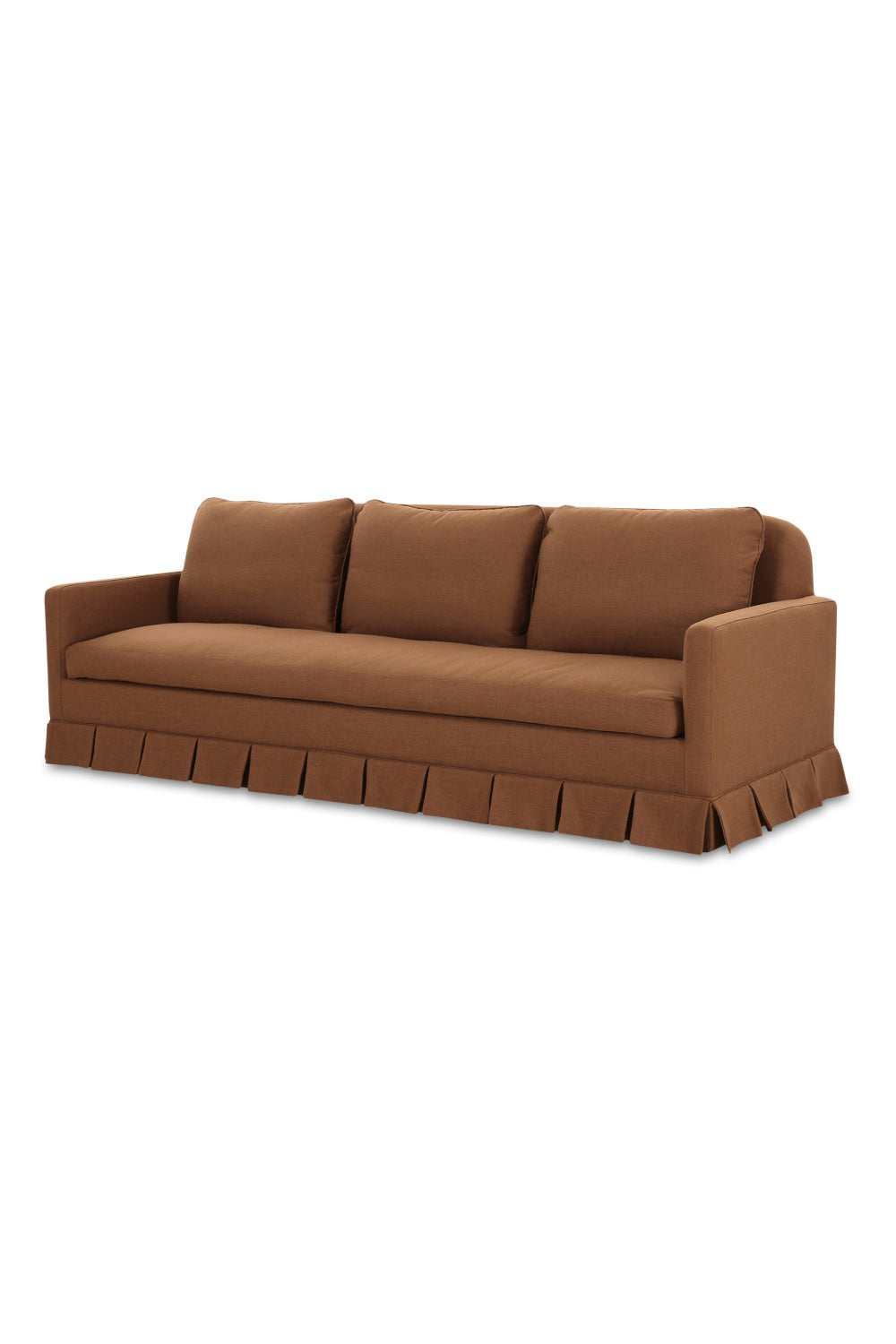 Modern European furniture - Pleated Skirt Fabric Sofa - www.oroa.com