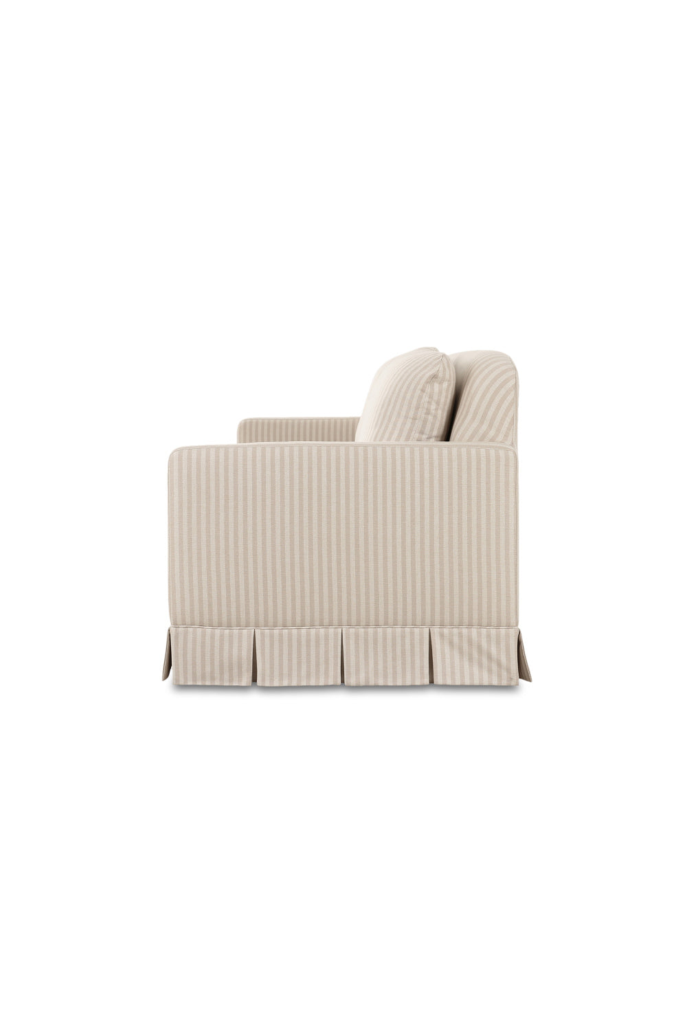 Beige Pleated Skirt Fabric Sofa – Pellicano – alternate view 5