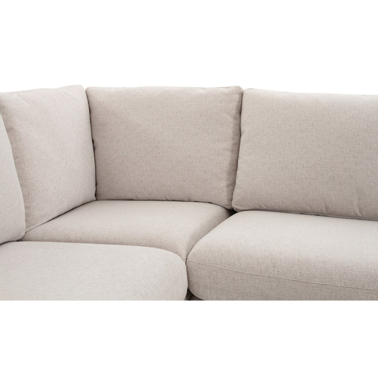 Modern European furniture - Beige L-Shaped Dining Banquette Slipcover XS - www.oroa.com
