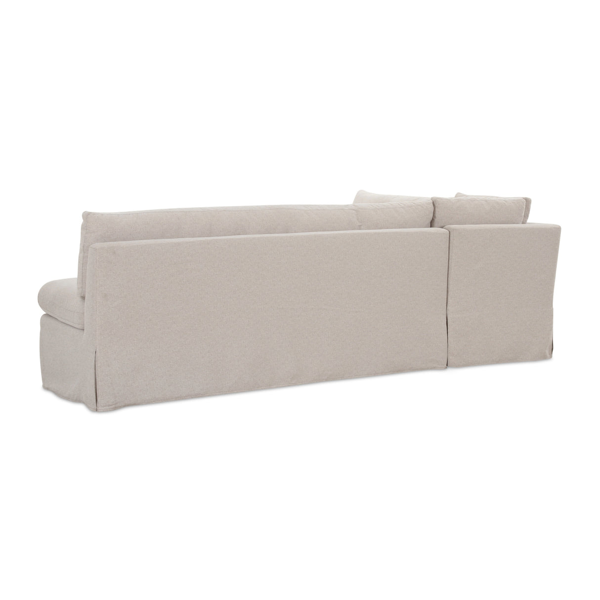 Modern European furniture - Beige L-Shaped Dining Banquette Slipcover S - www.oroa.com