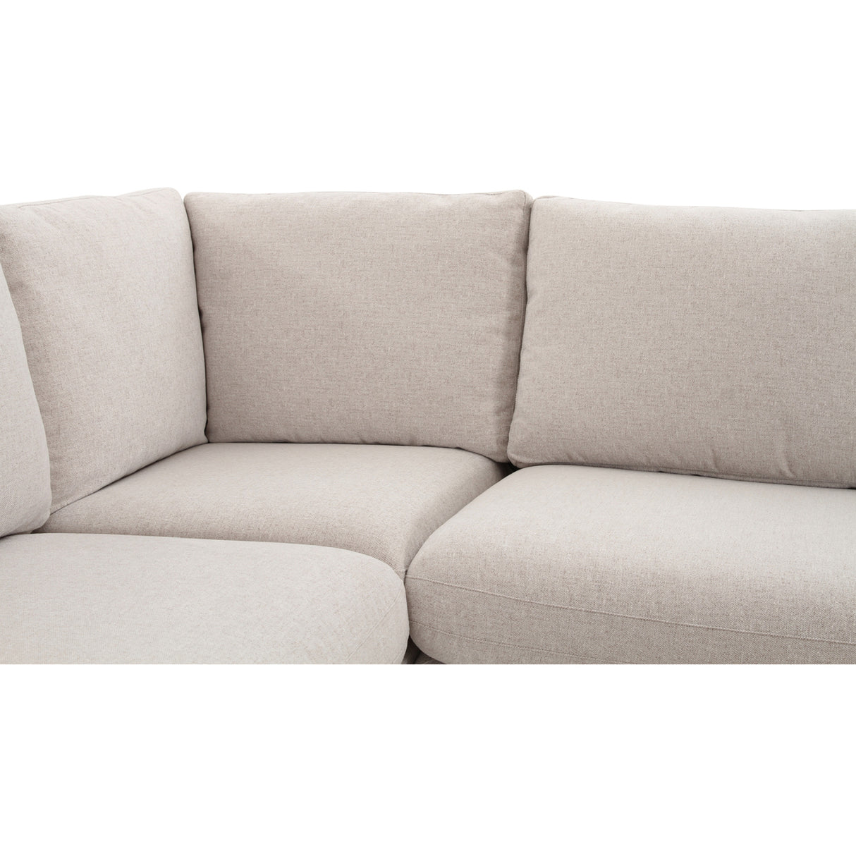 Modern European furniture - Beige U-Shaped Dining Banquette Slipcover M - www.oroa.com