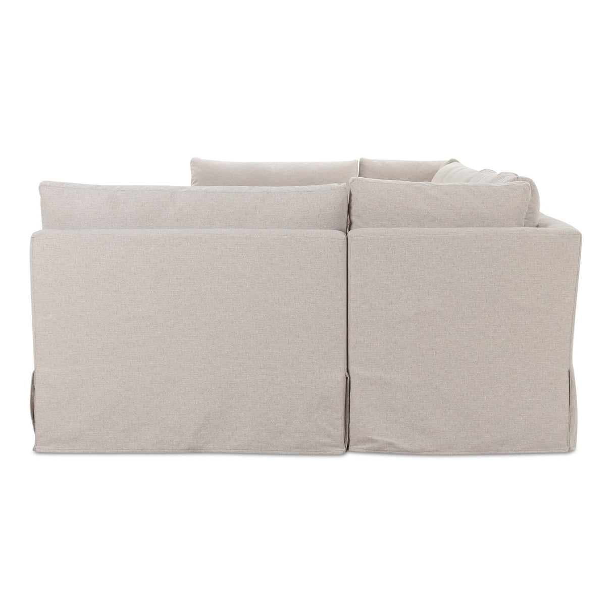 Modern European furniture - Beige U-Shaped Dining Banquette Slipcover M - www.oroa.com