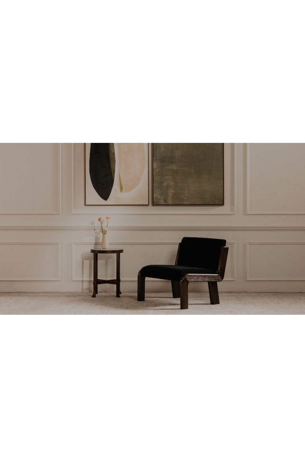 Ash-Framed Accent Chair | Novi Living Edie | Oroa.com