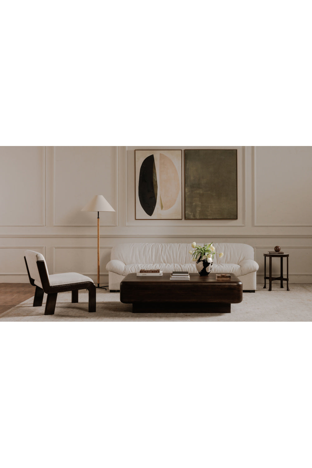 Ash-Framed Accent Chair | Novi Living Edie | Oroa.com