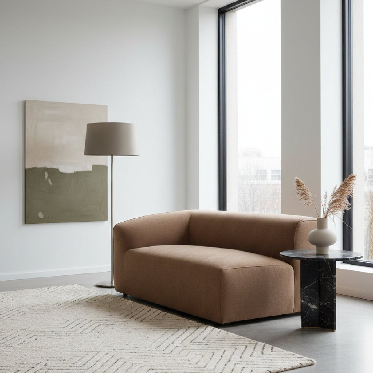 Modern European furniture - Single-Armed Modular Sofa - www.oroa.com