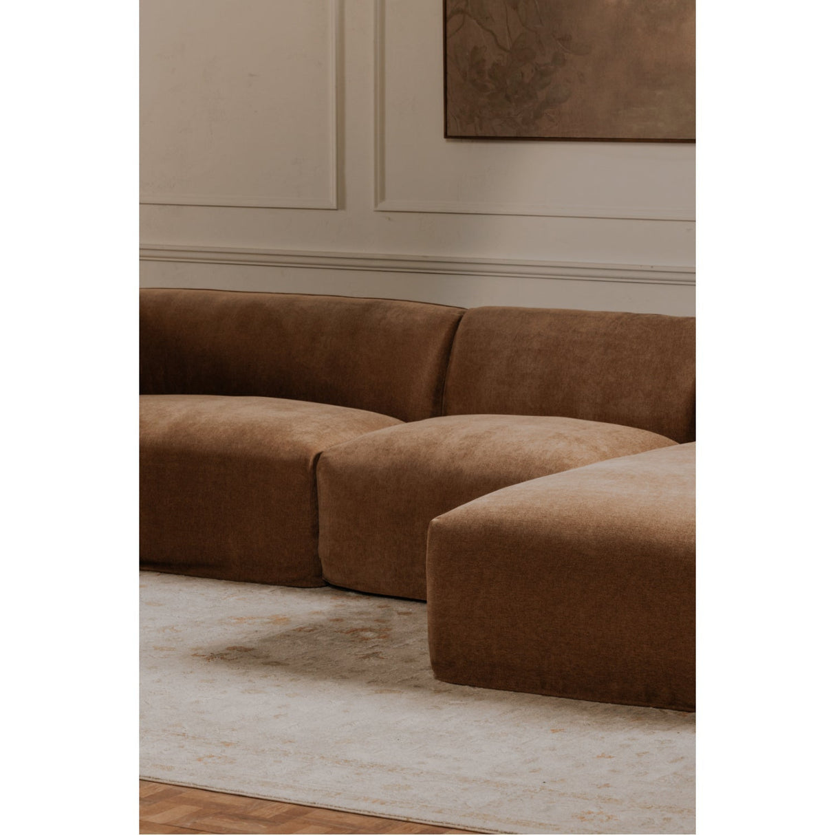 Modern European furniture - Single-Armed Modular Sofa - www.oroa.com