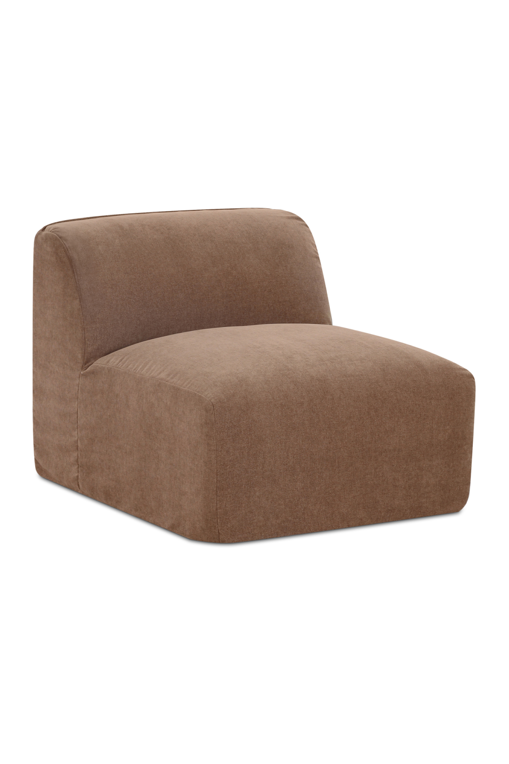 Modern European furniture - Brown Modular Sofa - www.oroa.com