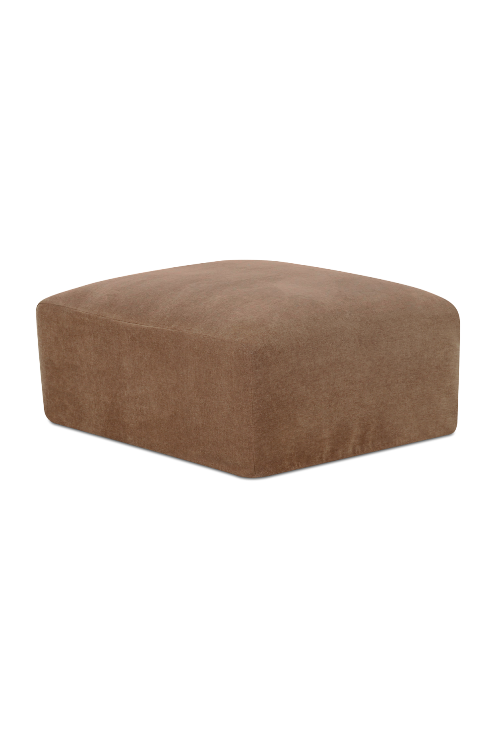 Brown Slipcover Ottoman | Novi Living Isla | Oroa.com