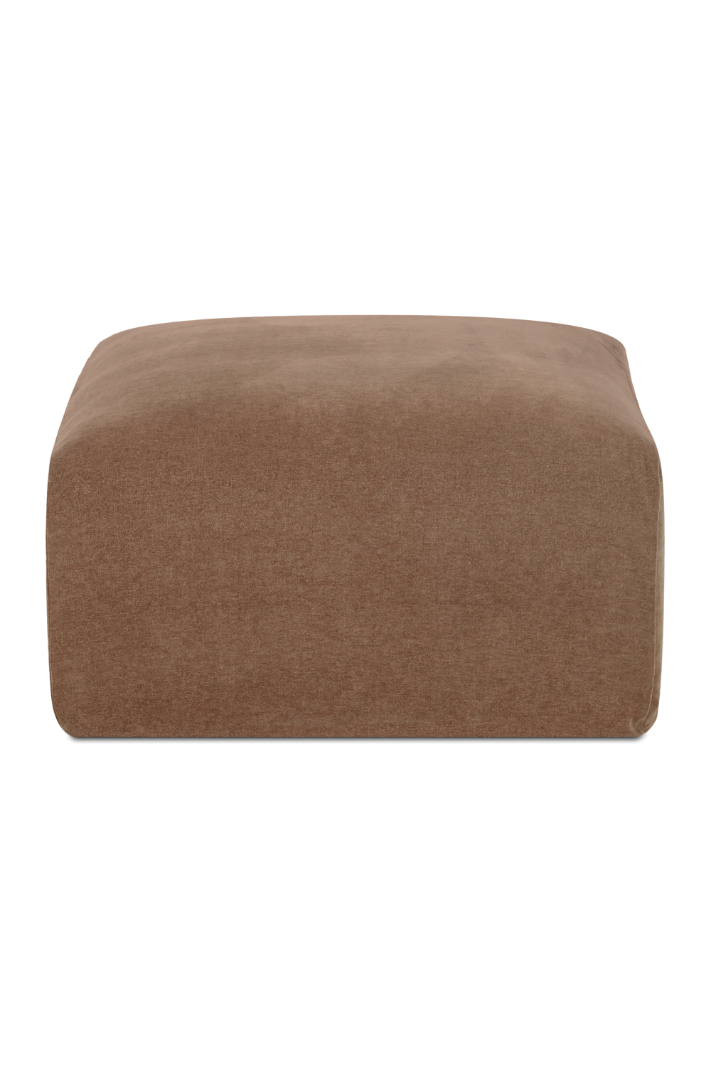 Brown Slipcover Ottoman | Novi Living Isla | Oroa.com