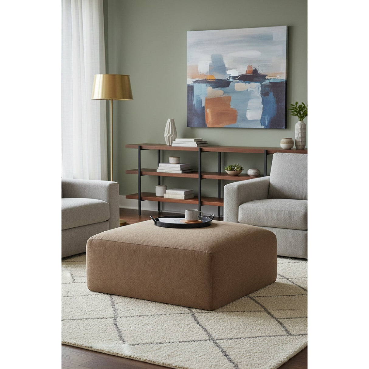 Modern European furniture - minimalist white curved sofa - www.oroa.com