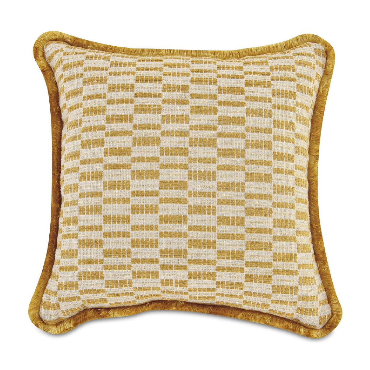 Modern European furniture - Geometric Print Fringed Cushion - www.oroa.com | Oroa.com