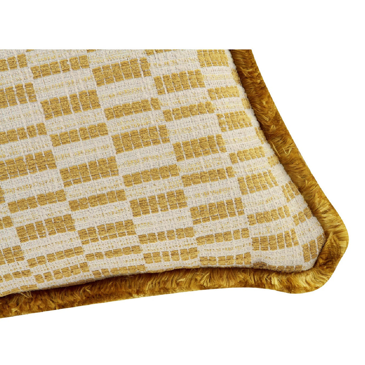 Modern European furniture - Geometric Print Fringed Cushion - www.oroa.com | Oroa.com
